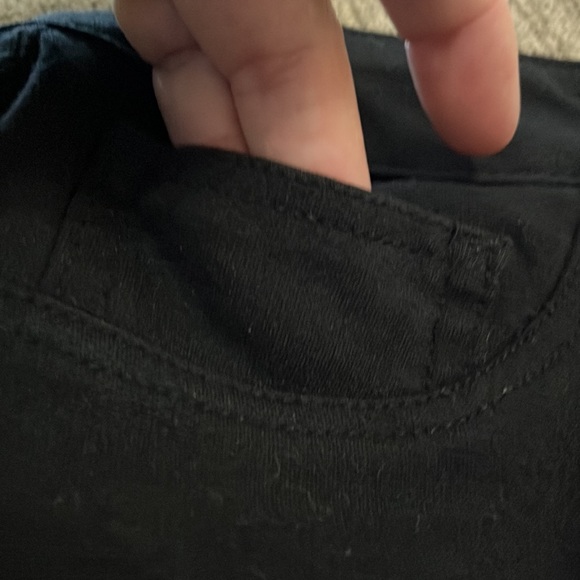 ONE 5 ONE Black Fancy Back Pocket Stretchy Skinny Pants NWOT - Picture 7 of 9